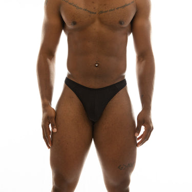 LOVED. Pouched Thong - Obsidian