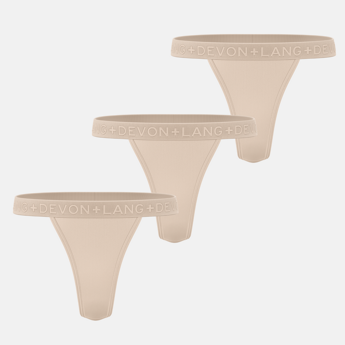 Katrina V-Thong - Multi-Packs - Sand