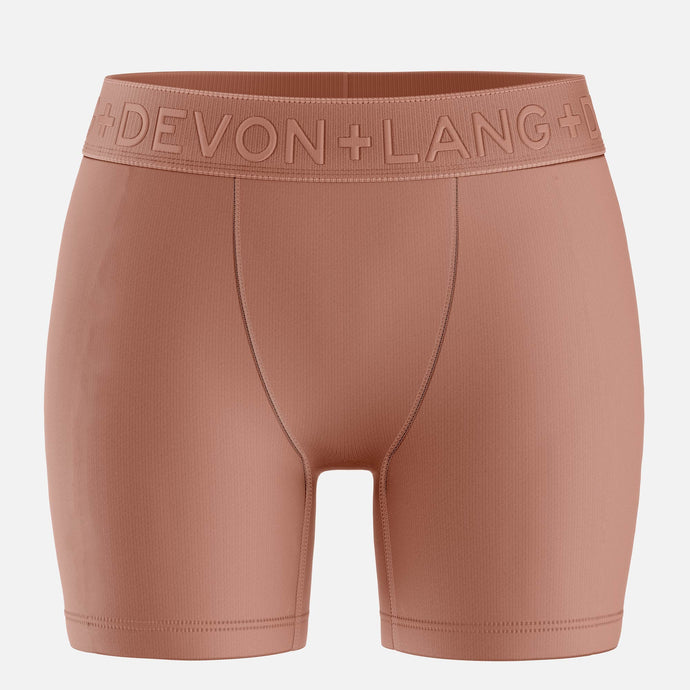 Bria Women's Boxer Brief - No Mesh Panels - Bronze