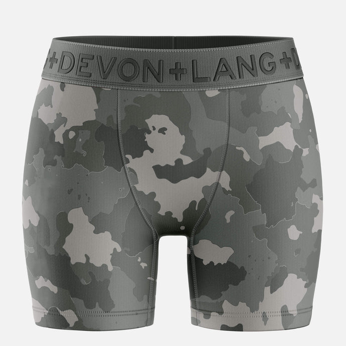 Bria Women's Boxer Brief - Grey Camo
