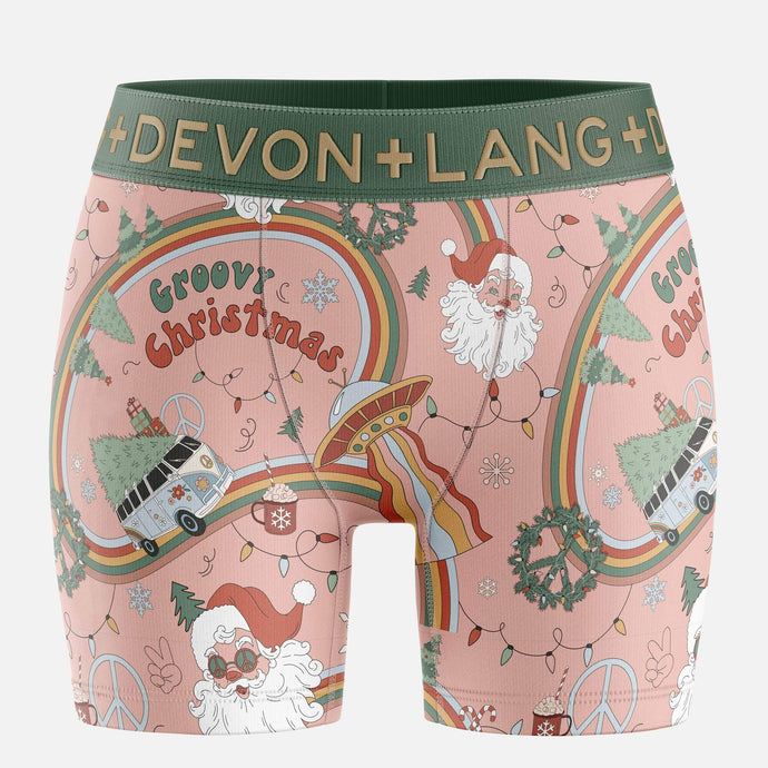 Bria Women's Boxer Brief - Hippie Santa