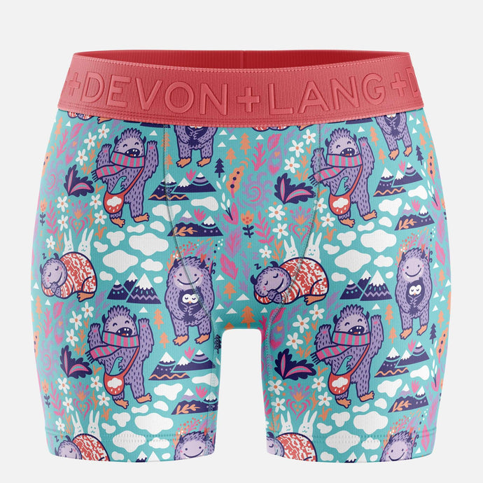 Bria Women's Boxer Brief - Cozy Yeti
