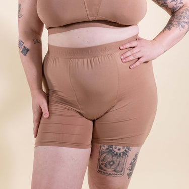 Bria Women's Boxer Brief - No Mesh Panels - Bronze