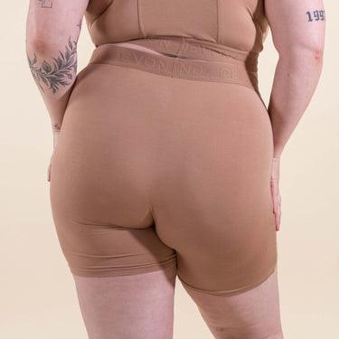 Bria Women's Boxer Brief - No Mesh Panels - Bronze