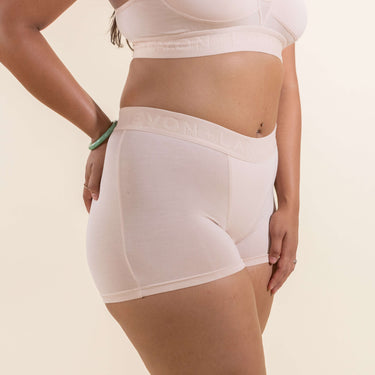 Bria Women's Boyshort - No Mesh Panels - Sand