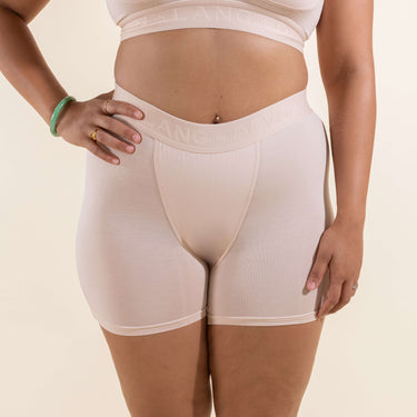 Bria Women's Boxer Brief - Multi-Packs - No Mesh Panels - Sand