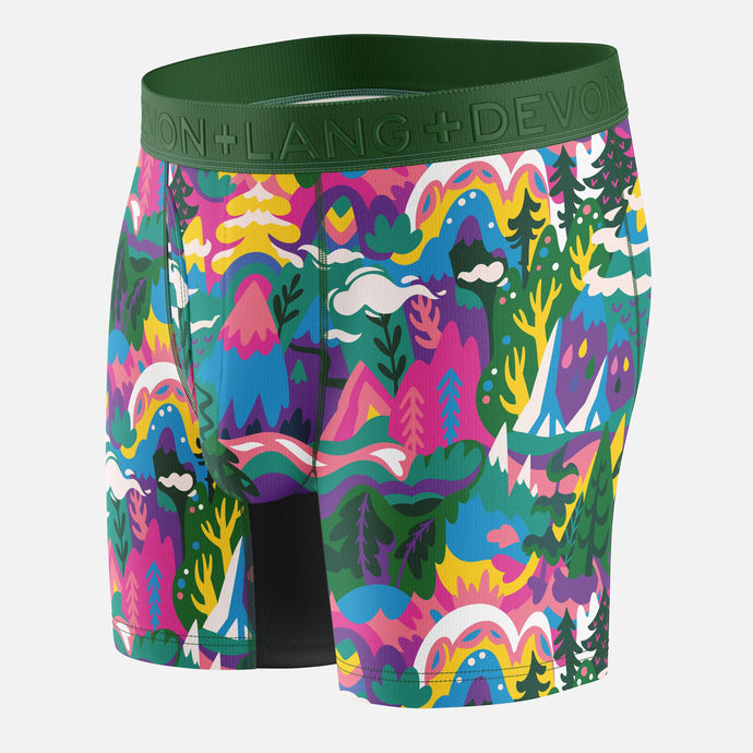 Journey Boxer Brief - Fantasy Mountain