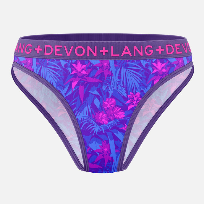 Katrina French Bikini - Bromeliad Ultra Violet