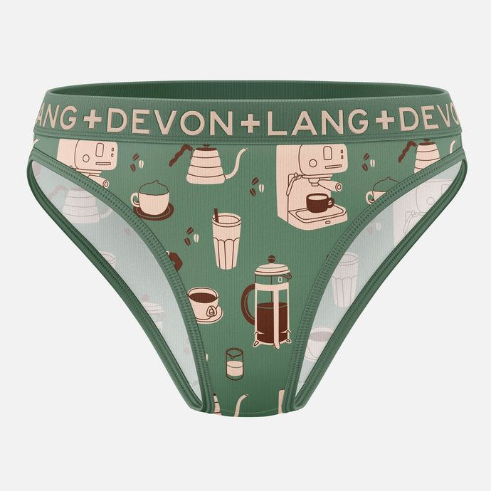 Katrina French Bikini - Coffee