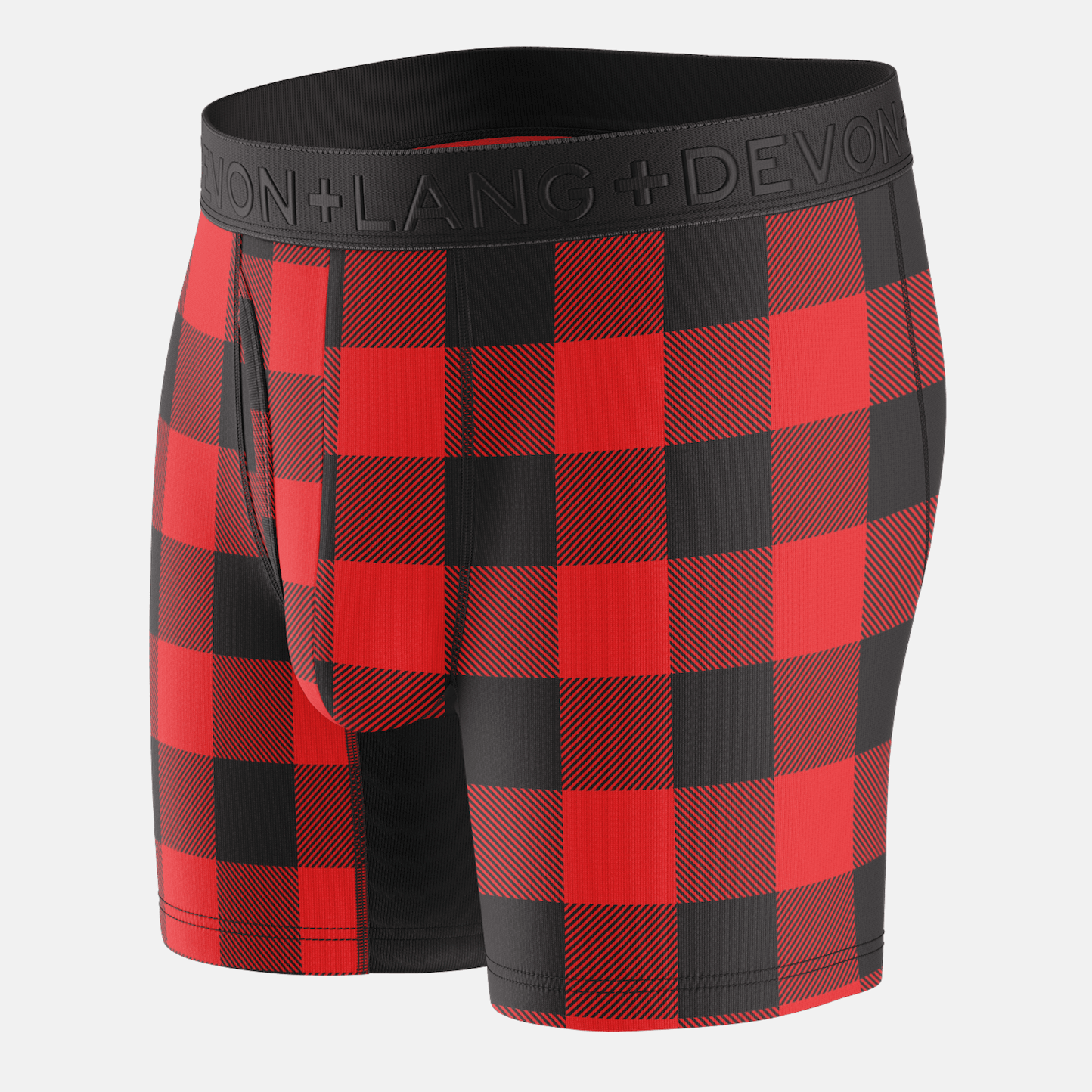Comfortable Boxer Briefs for Boys Buffalo Plaid