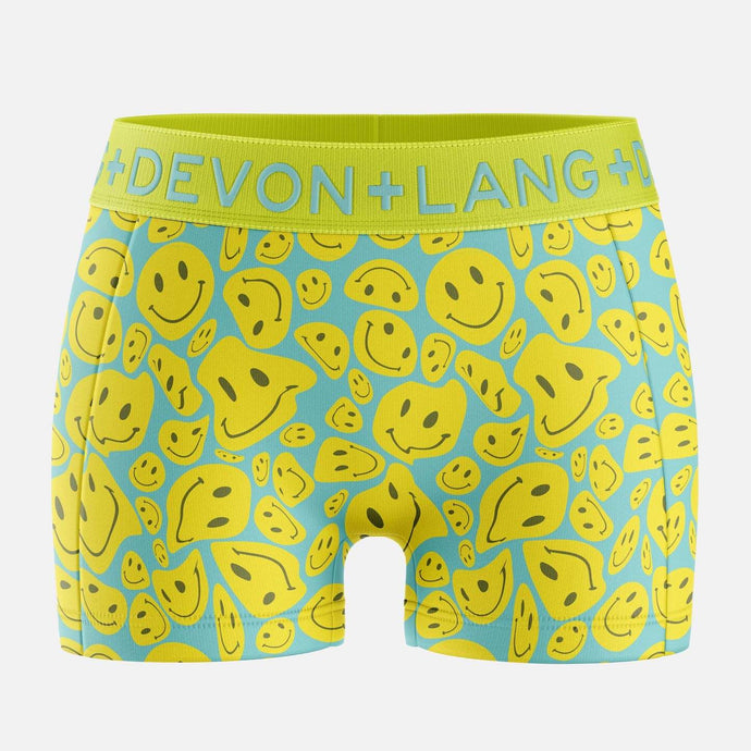 Bria Women's Boyshort - Girls - Melting Smilies - WKNDRS