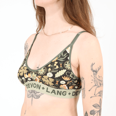 Bria Bralette - Rustic Florals