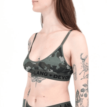 Bria Bralette - Grey Camo