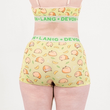 Bria Women's Boyshort - Fruity Booty Peaches