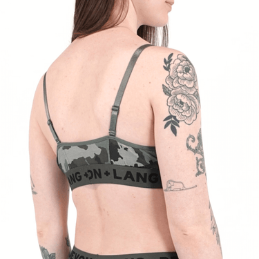 Bria Bralette - Grey Camo