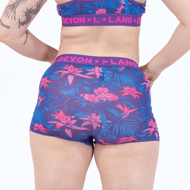 Bria Women's Boyshort - Bromeliad Ultra Violet