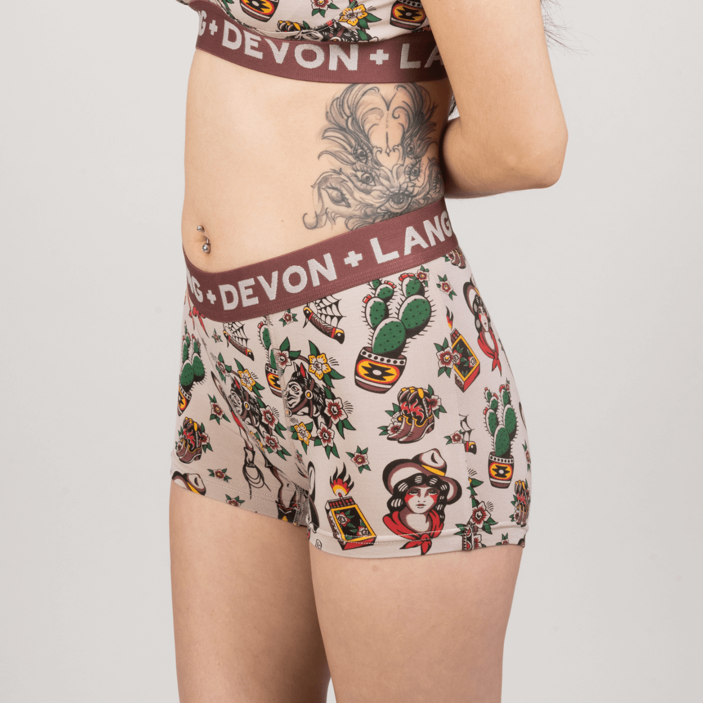 Bria Women's Boyshort - Vintage Outlaw