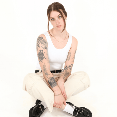 Emily Tank Bodysuit - Glacier