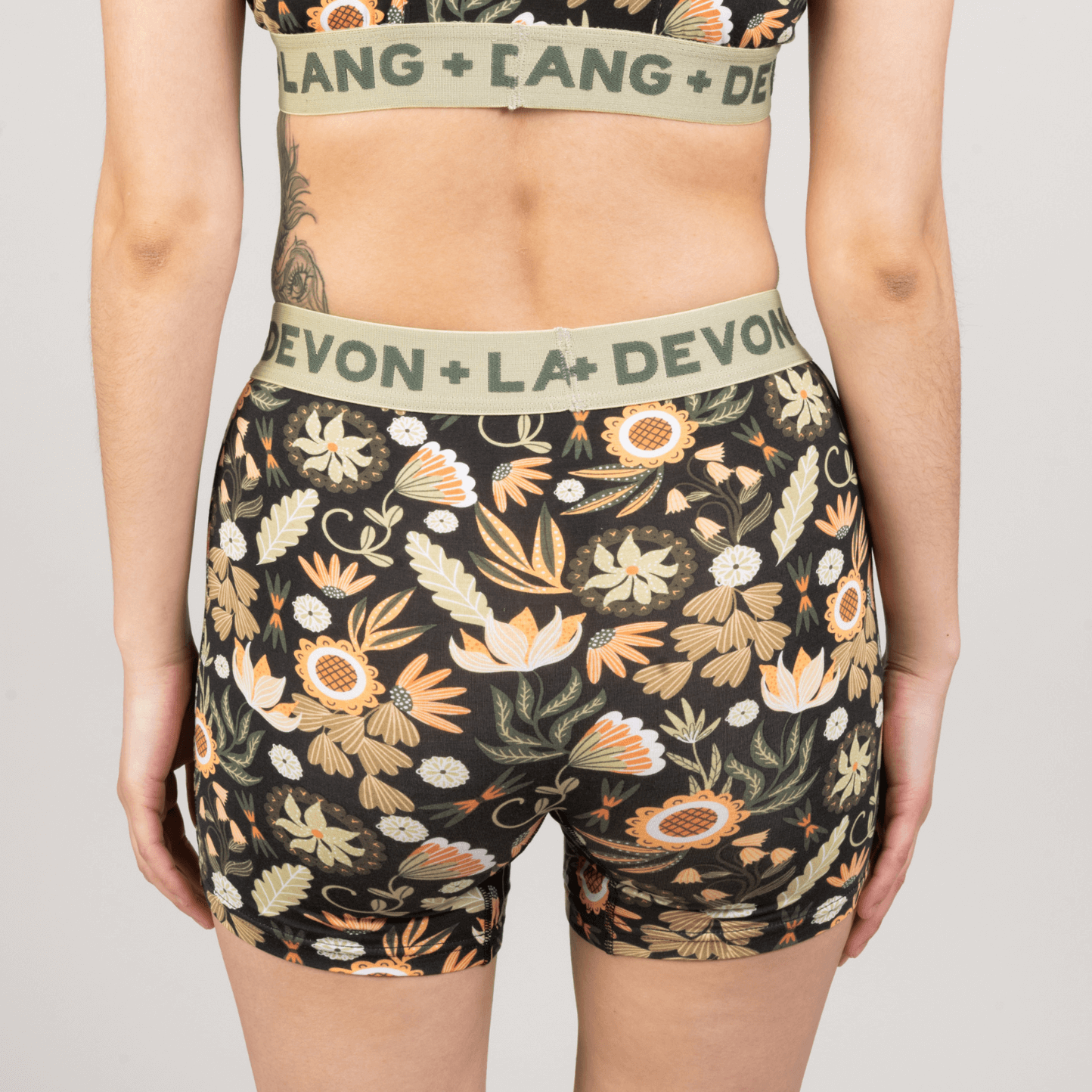 Bria Women's Boxer Brief - Rustic Florals