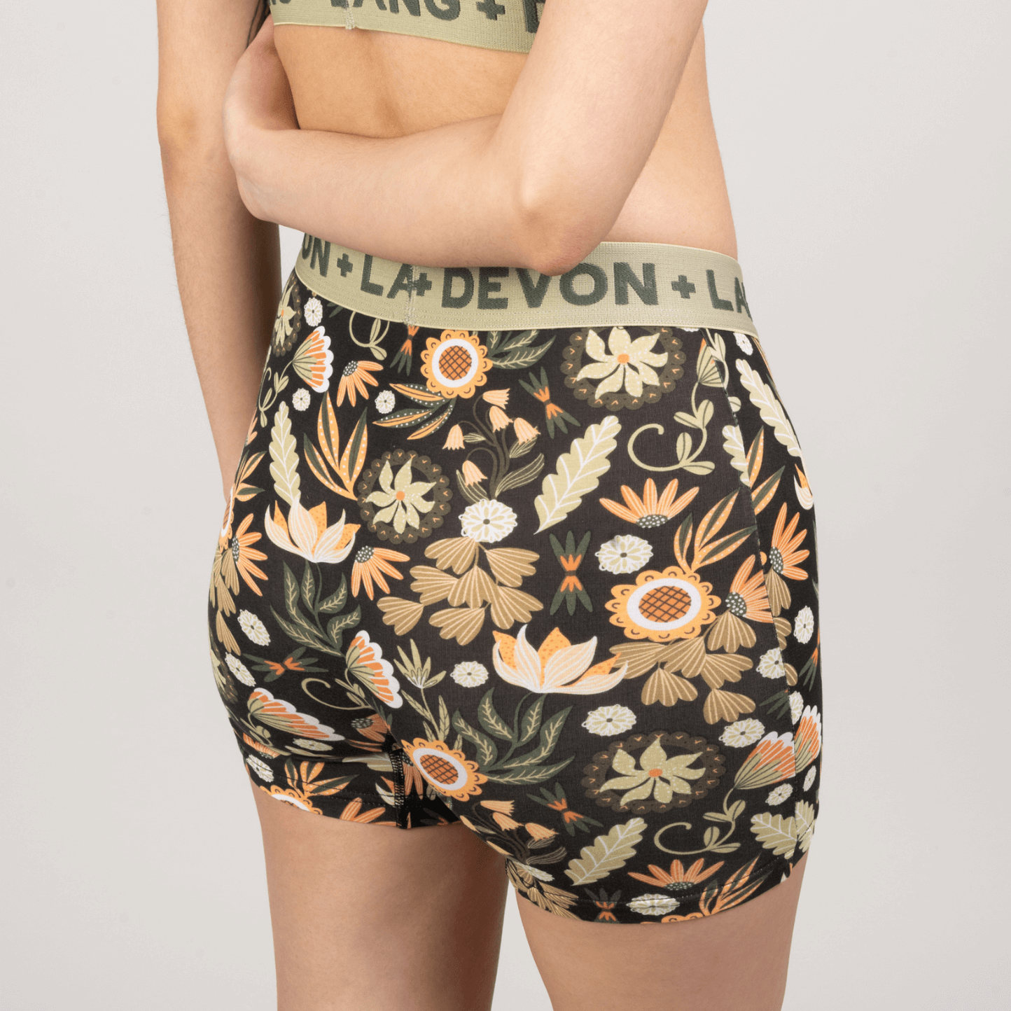 Bria Women's Boxer Brief - Multi-Packs - Sunny Side Up/Rustic Florals/Island