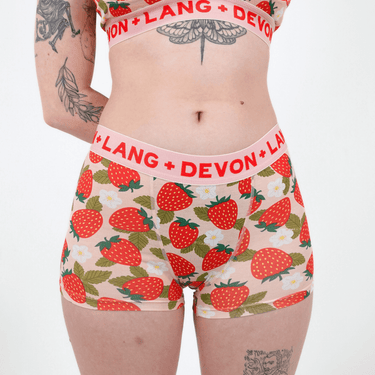 Bria Women's Boyshort - Wild Strawberry