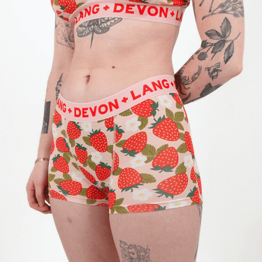 Bria Women's Boyshort - Wild Strawberry