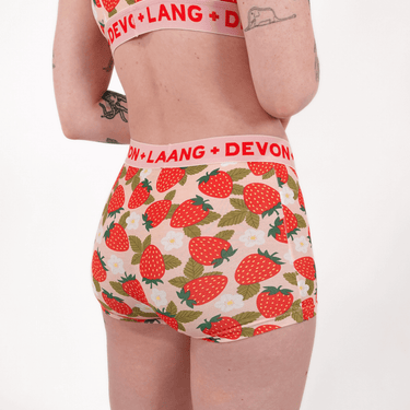 Bria Women's Boyshort - Wild Strawberry