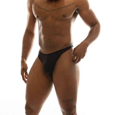 LOVED. Pouched Thong - Obsidian