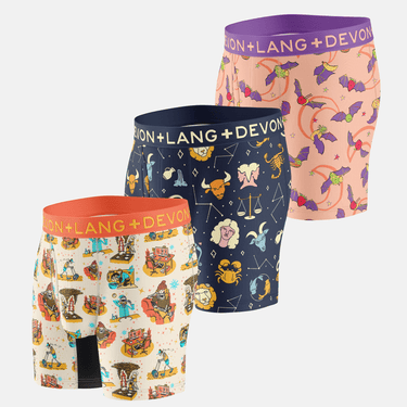Journey Boxer Brief - Multi-Packs - Dead Inside/Star Signs/Fruit Bats