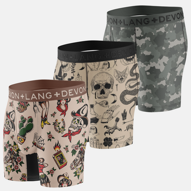 Journey Boxer Brief - Multi-Packs - Vintage Outlaws/Spooky/Grey Camo