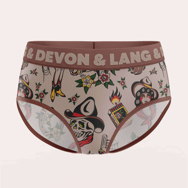 2026 Bria Bikini Brief - Vintage Outlaw