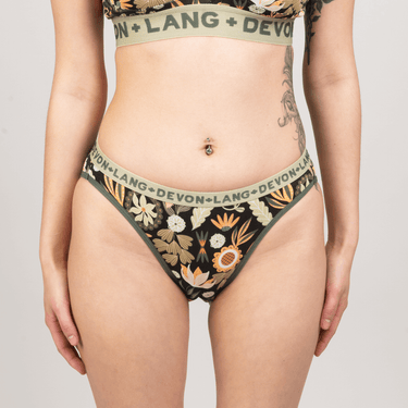 Katrina French Bikini - Multi-Packs - Rustic Florals/Bronze/Sand