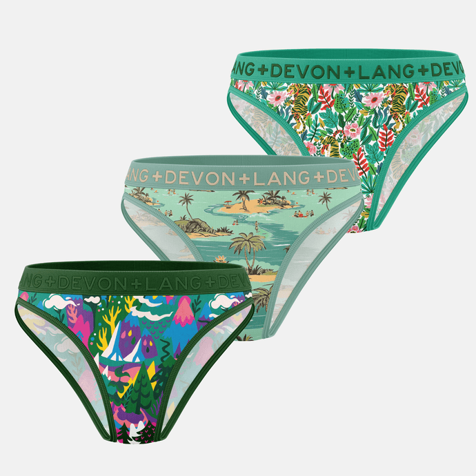 Katrina French Bikini - Multi-Packs - Fantasy Mountain/Island/Wild Thing