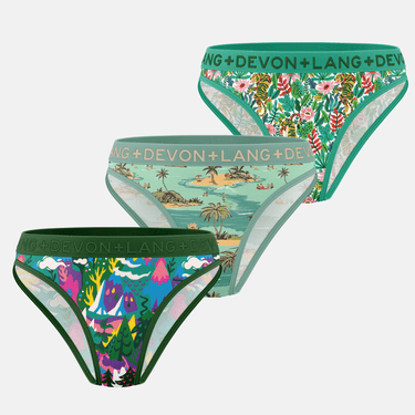 Katrina French Bikini - Multi-Packs - Fantasy Mountain/Island/Wild Thing