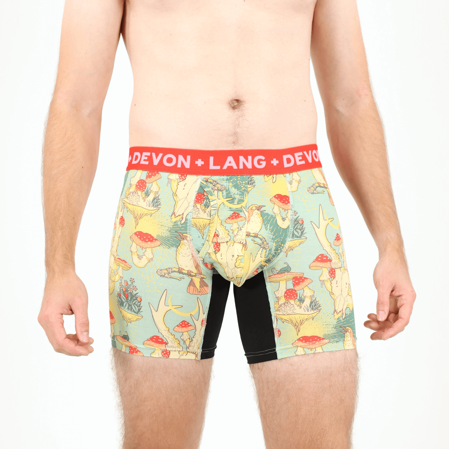 Venture Boxer Brief - Forest Mushrooms