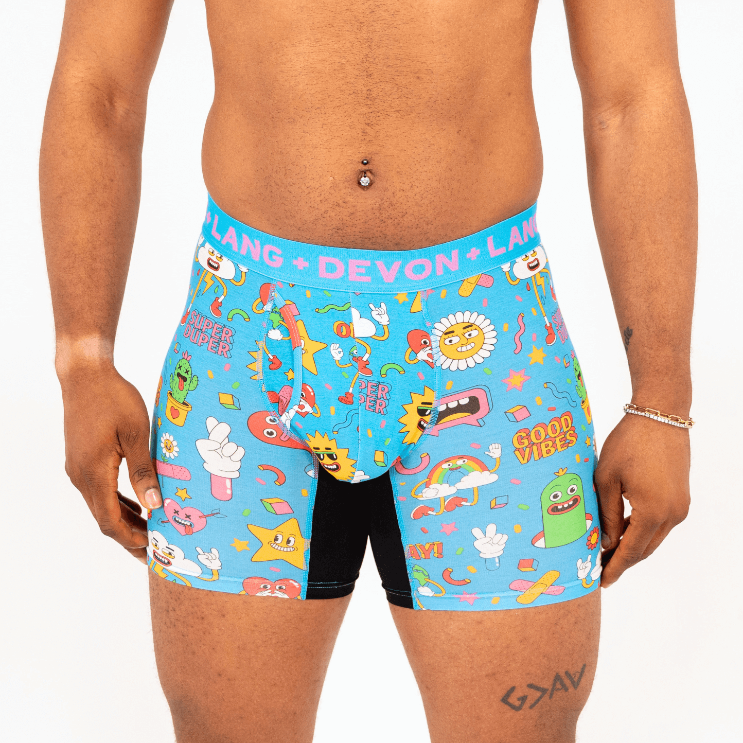 Journey Boxer Brief - Multi-Packs - Peaches/Cartoons/Bromeliad UV