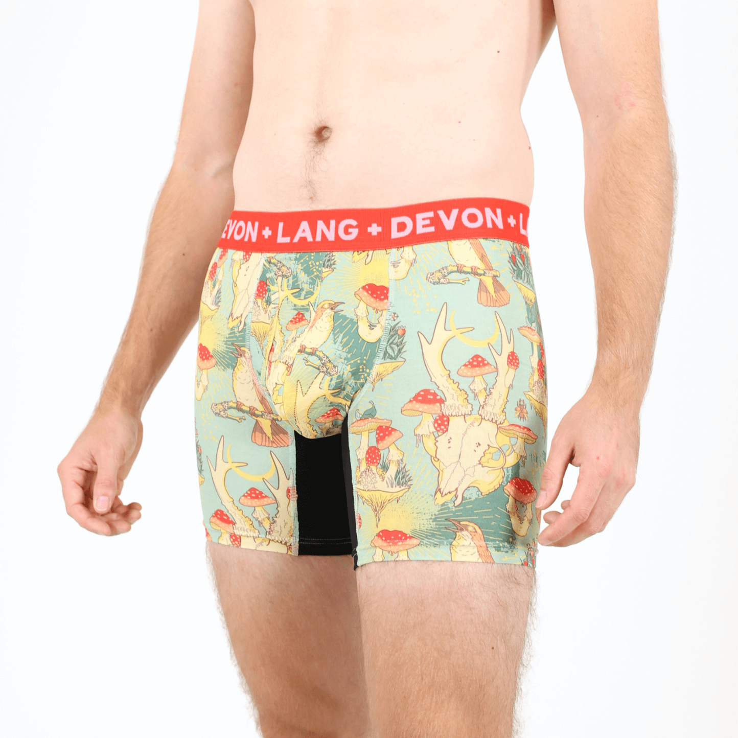 Venture Boxer Brief - Forest Mushrooms