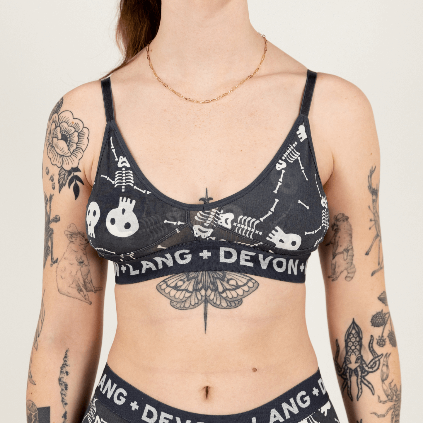 Bria Bralette - Multi-Packs - Skeletons/Spooky/Obsidian