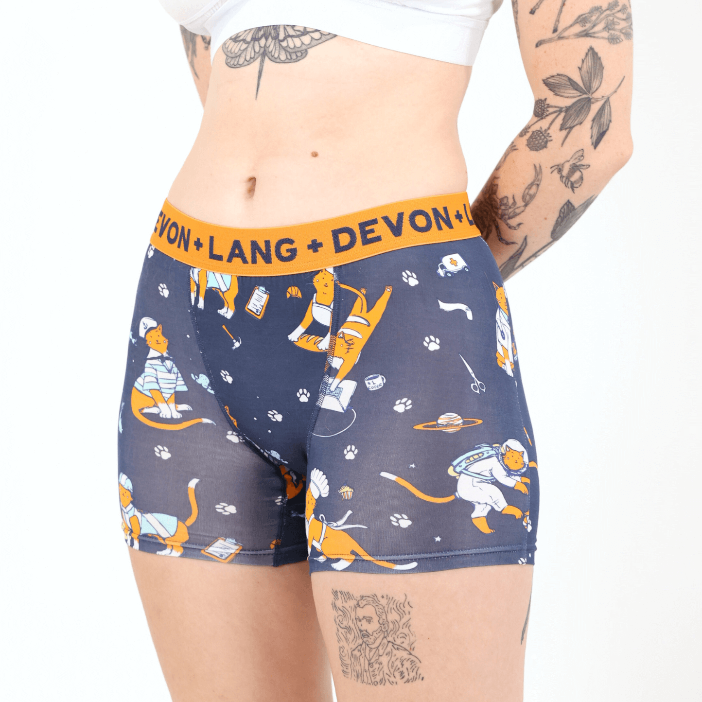 Bria 2.0 Boxer Brief - Cats with Jobs