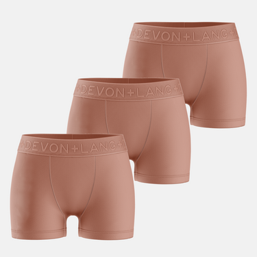 Bria Women's Boyshort - Multi-Packs - No Mesh Panels - Bronze