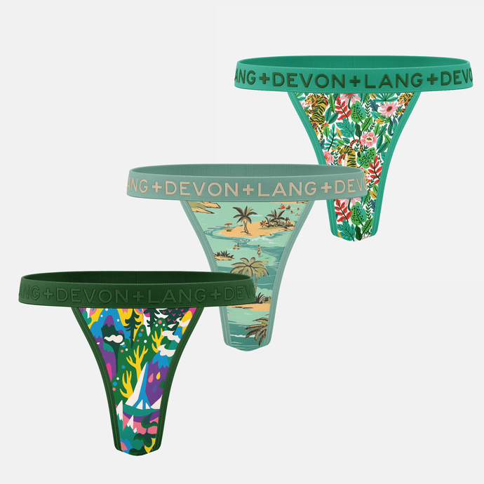 Katrina V-Thong - Multi-Packs - Fantasy Mountain/Island/Wild Thing
