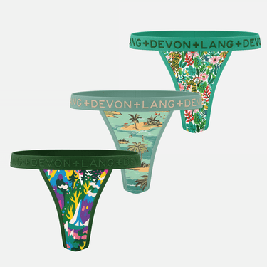 Katrina V-Thong - Multi-Packs - Fantasy Mountain/Island/Wild Thing