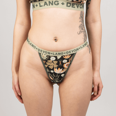 Katrina V-Thong - Rustic Florals