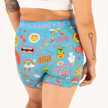 Bria Women's Boxer Brief - Cartoons