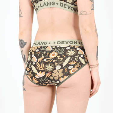 Bria Bikini Brief - Rustic Florals