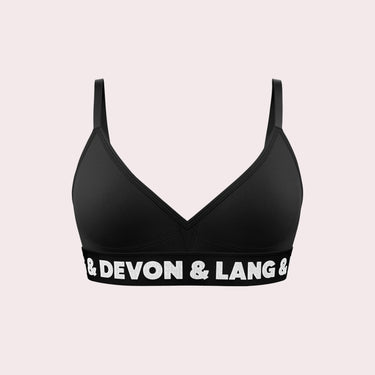 Bria Bralette | Hi-Contrast Obsidian