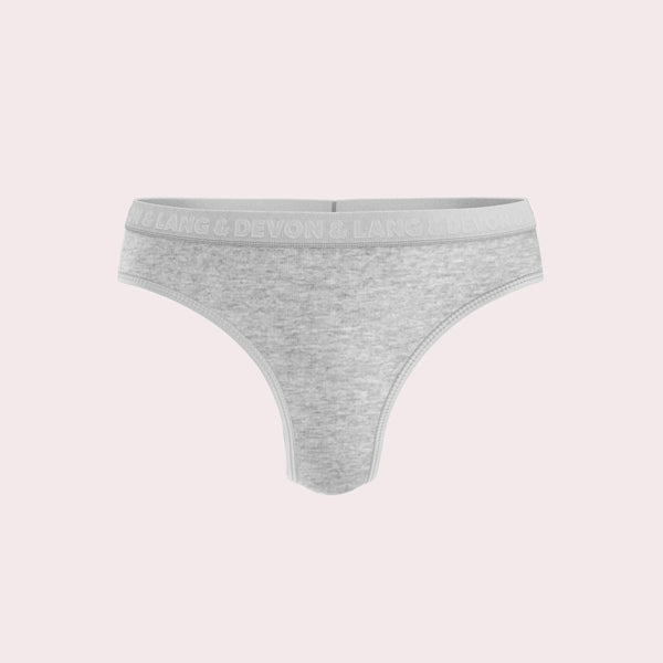 Katrina Everyday Thong | Heather Grey
