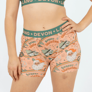 Bria Women's Boxer Brief - Hippie Santa