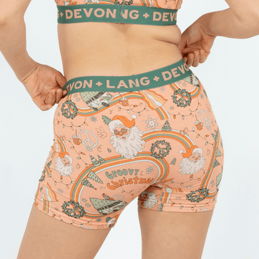 Bria Women's Boxer Brief - Hippie Santa