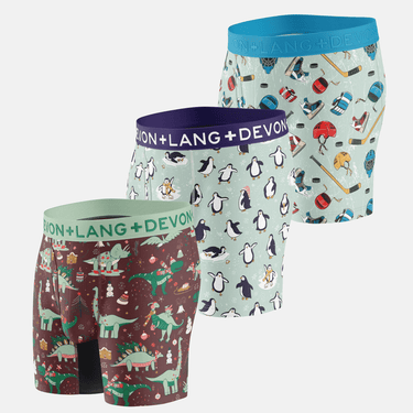 Journey Boxer Brief - Multi-Packs - Chilly Dinos/Penguin Party/Ice Hockey